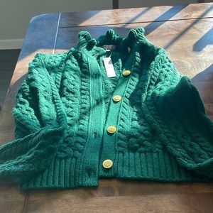 NWT sold out Jcrew cable-knit cardigan